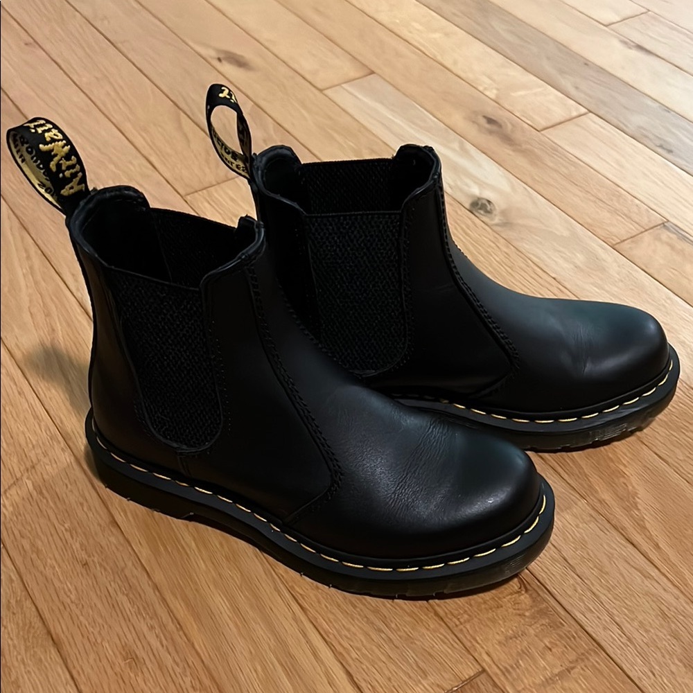 Dr. Martens Black Leather Chelsea Boots